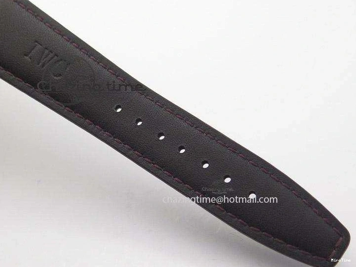 MIROTIME 0422 Compact Portuguese IW545409 RG ZF 1:1 Best Edition White Dial On Brown Leather Strap A 7336